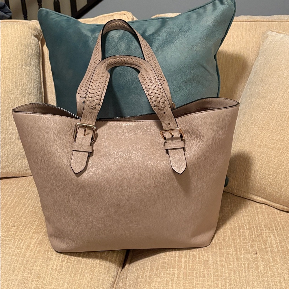 Kate Spade Beige Leather Tote - Picture 3 of 10